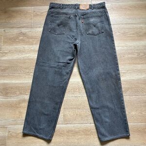 Authentic 80s vintage Levi’s 634 orange tab grey jeans men’s relaxed straight